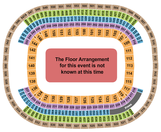 M&T Bank Stadium BTS Seating Chart